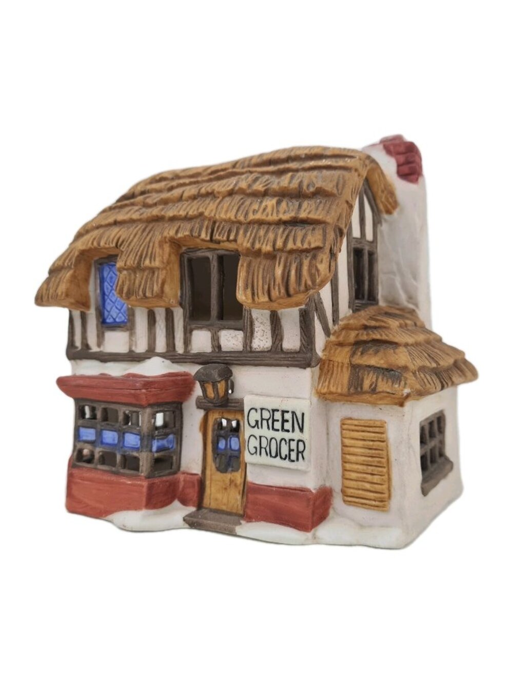 Department 56 Green Grocer Christmas Village House Collection 6515-3 Retired